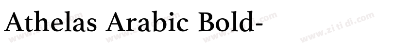 Athelas Arabic Bold字体转换 Athelas Arabic Bold字体转换